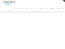 Tablet Screenshot of editorial-link.com